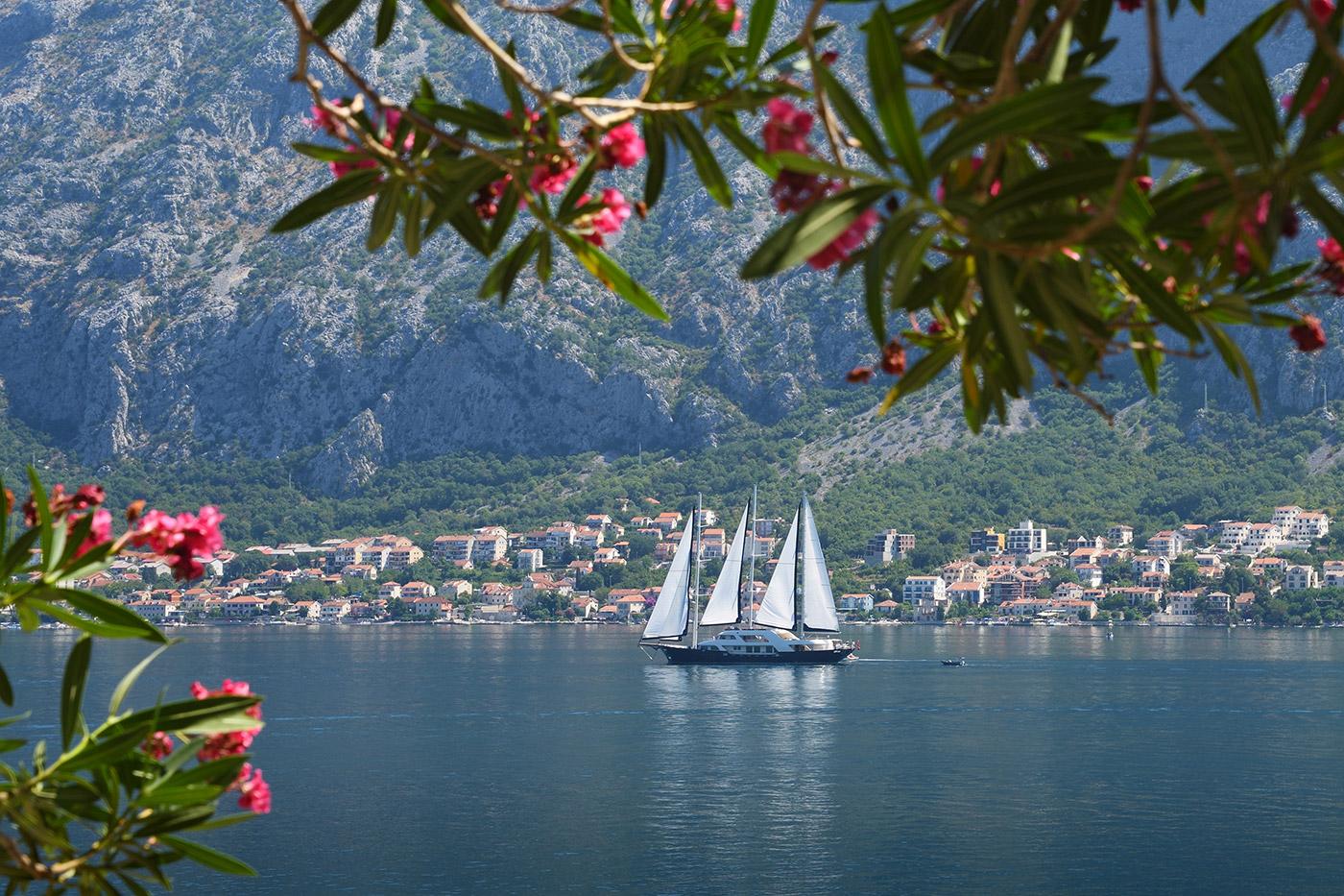 Sailing in Montenegro