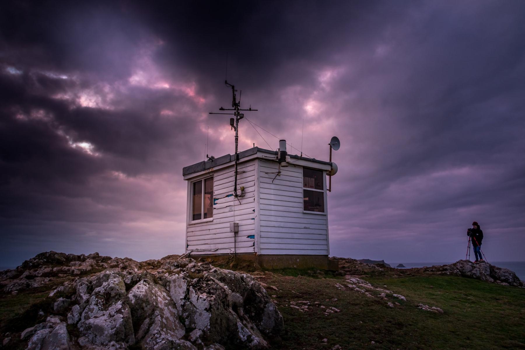 What is the purpose of a weather station?