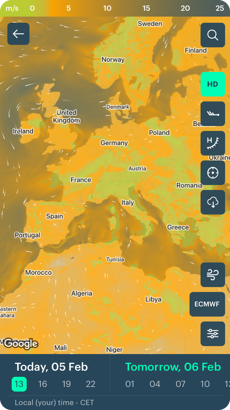 Tip #1: Change the colors of the Weather map in the Windy.app - Windy.app