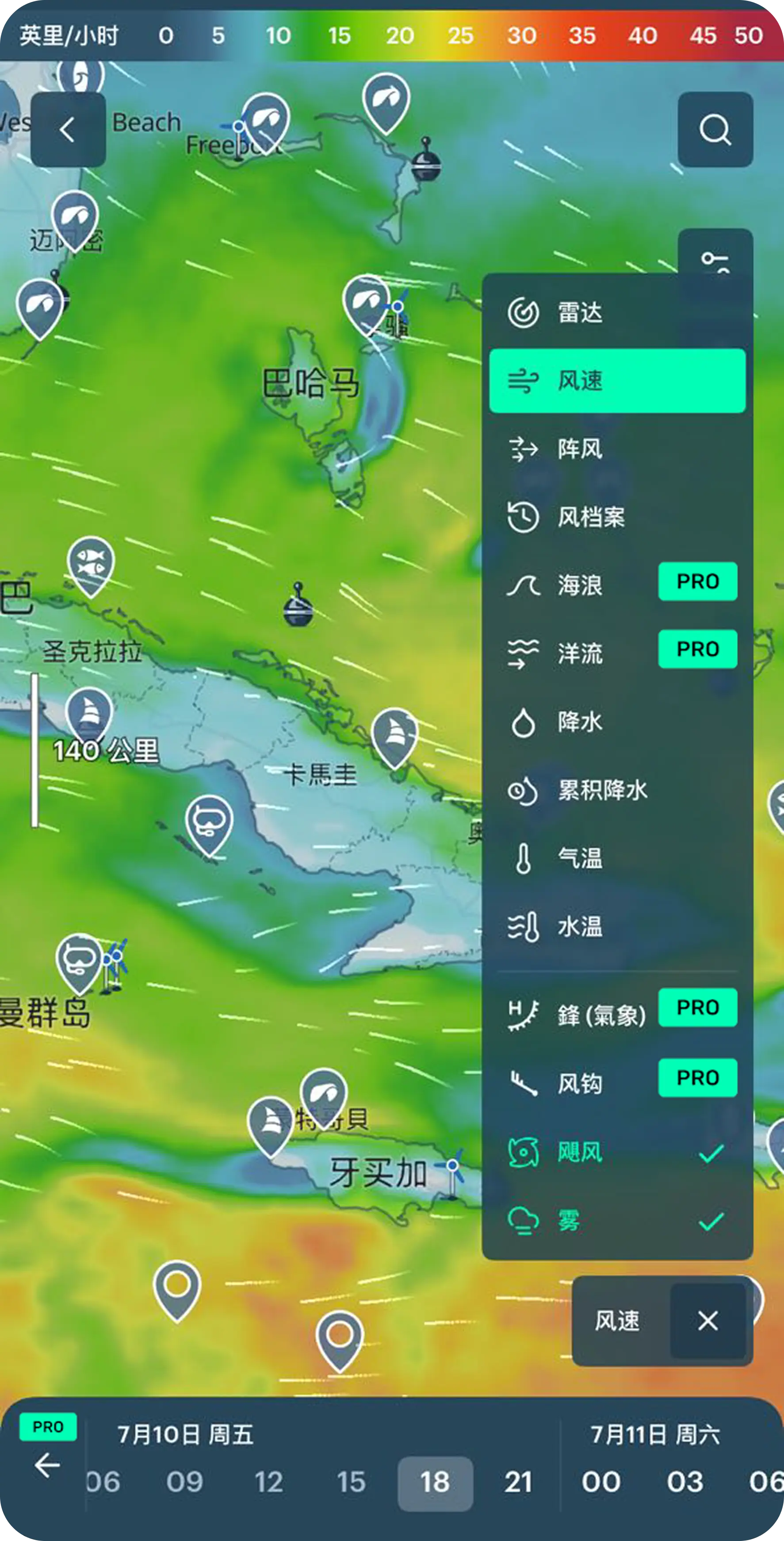 Windy.app screenshot