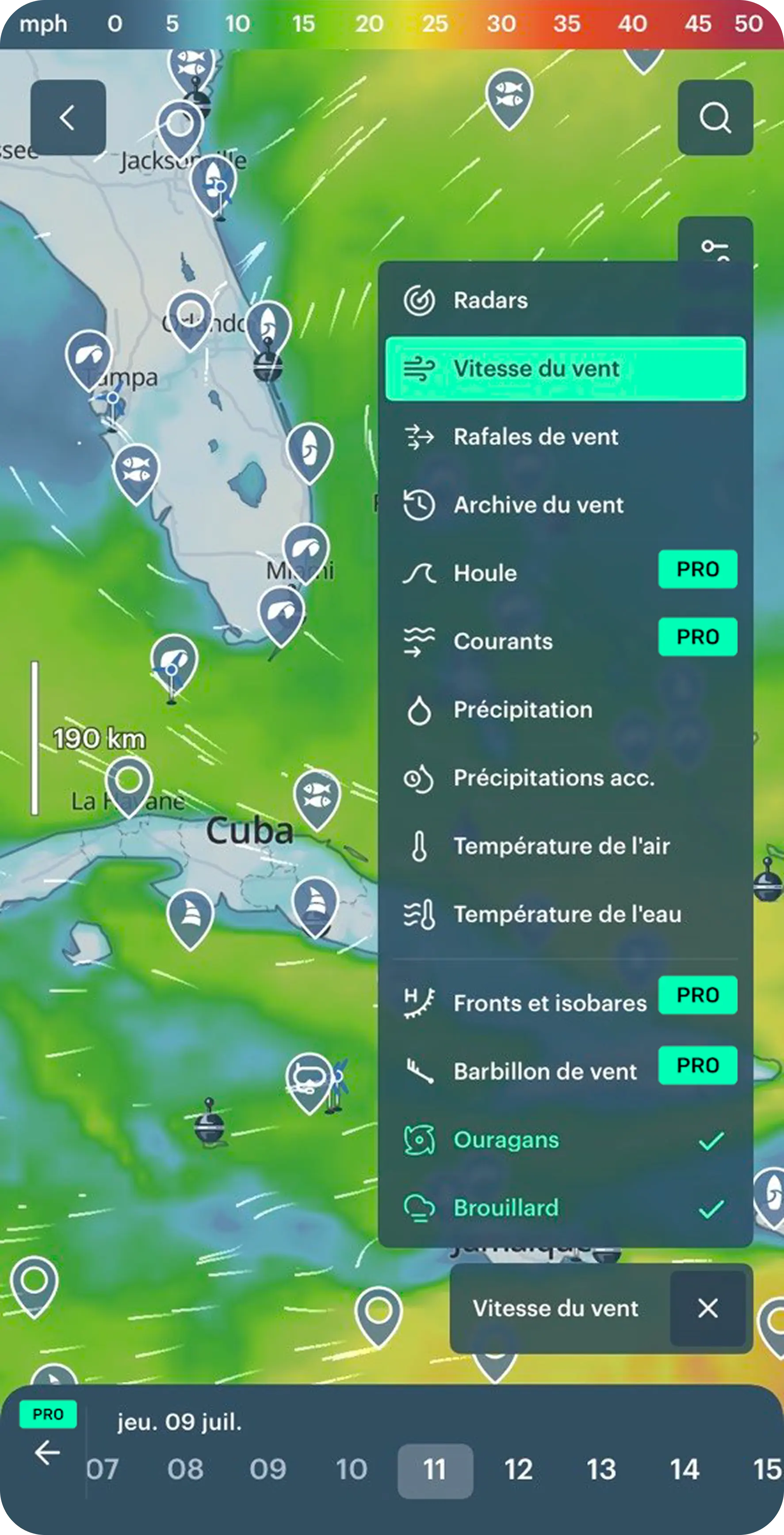 Windy.app screenshot