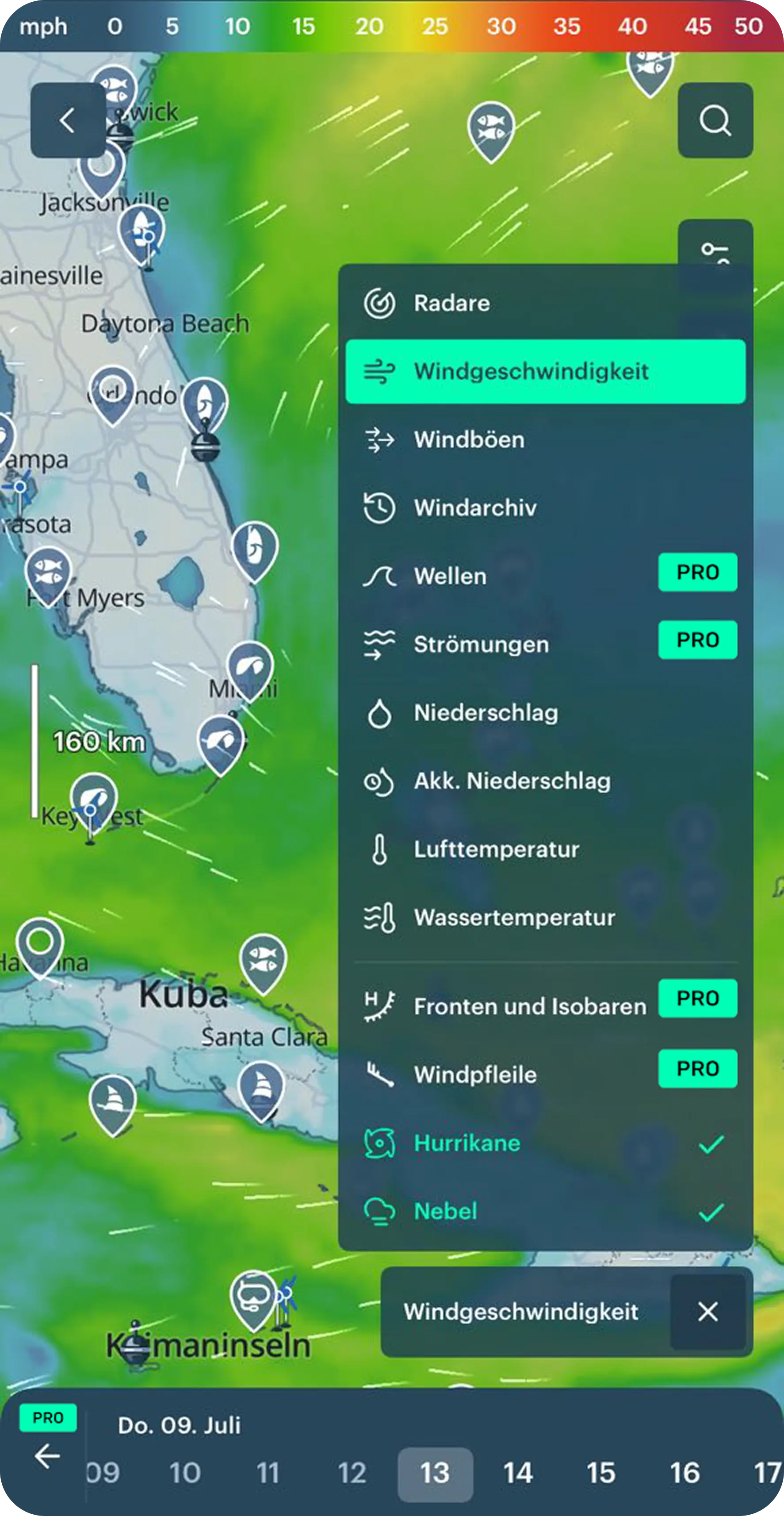 Windy.app screenshot