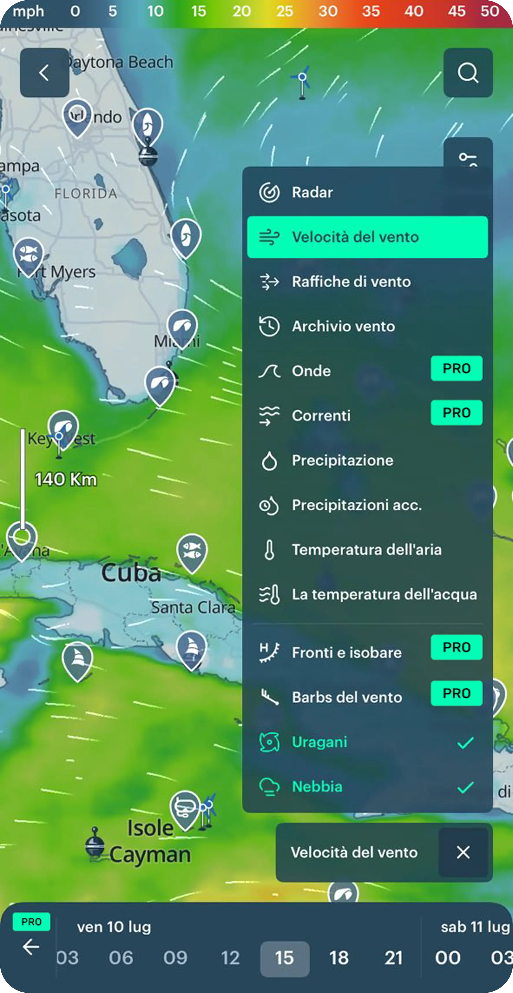 Windy.app screenshot