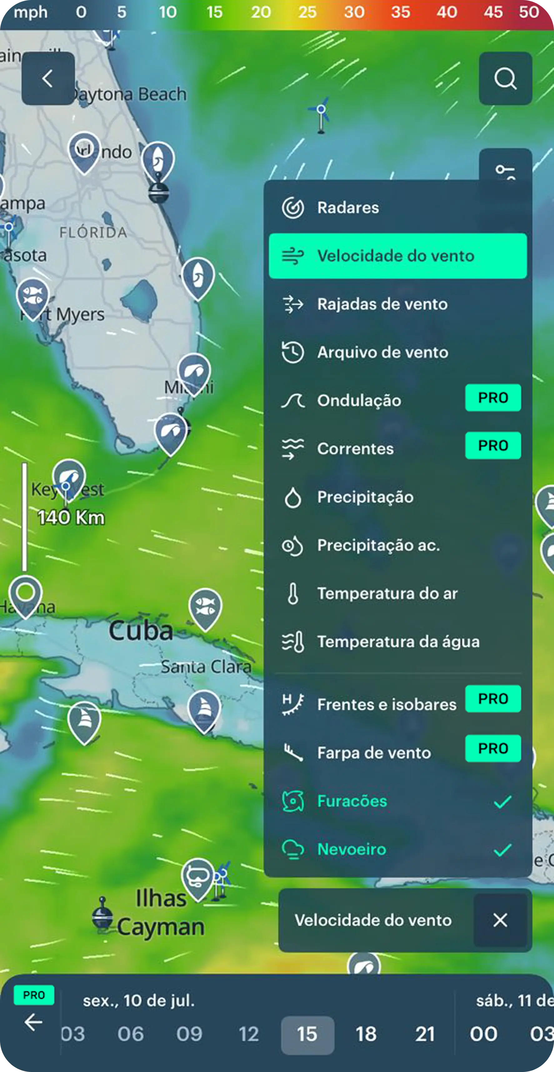 Windy.app screenshot