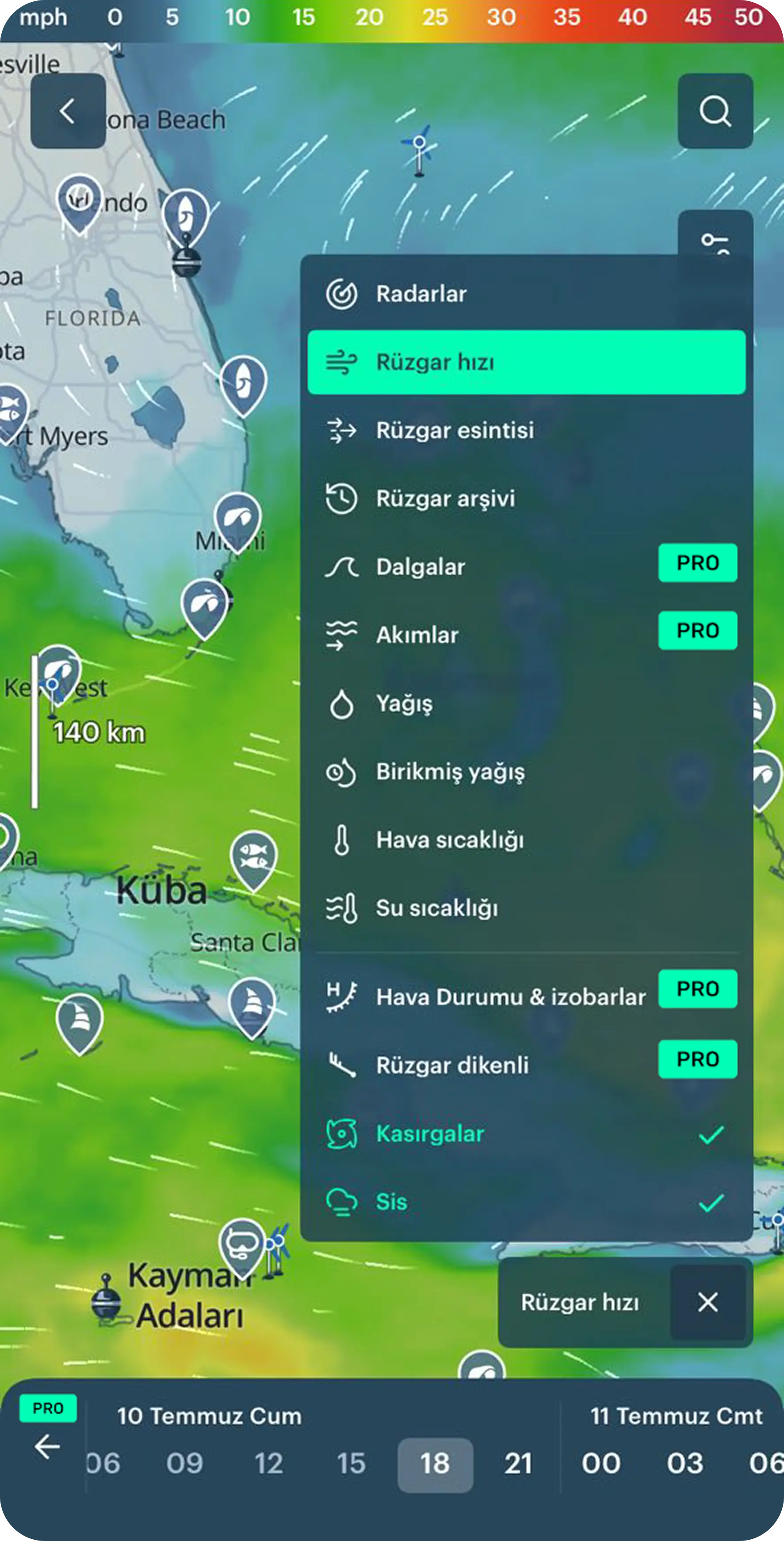 Windy.app screenshot