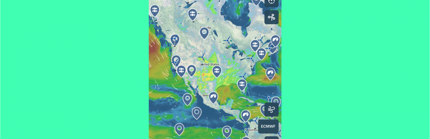Live HD wind and weather map
