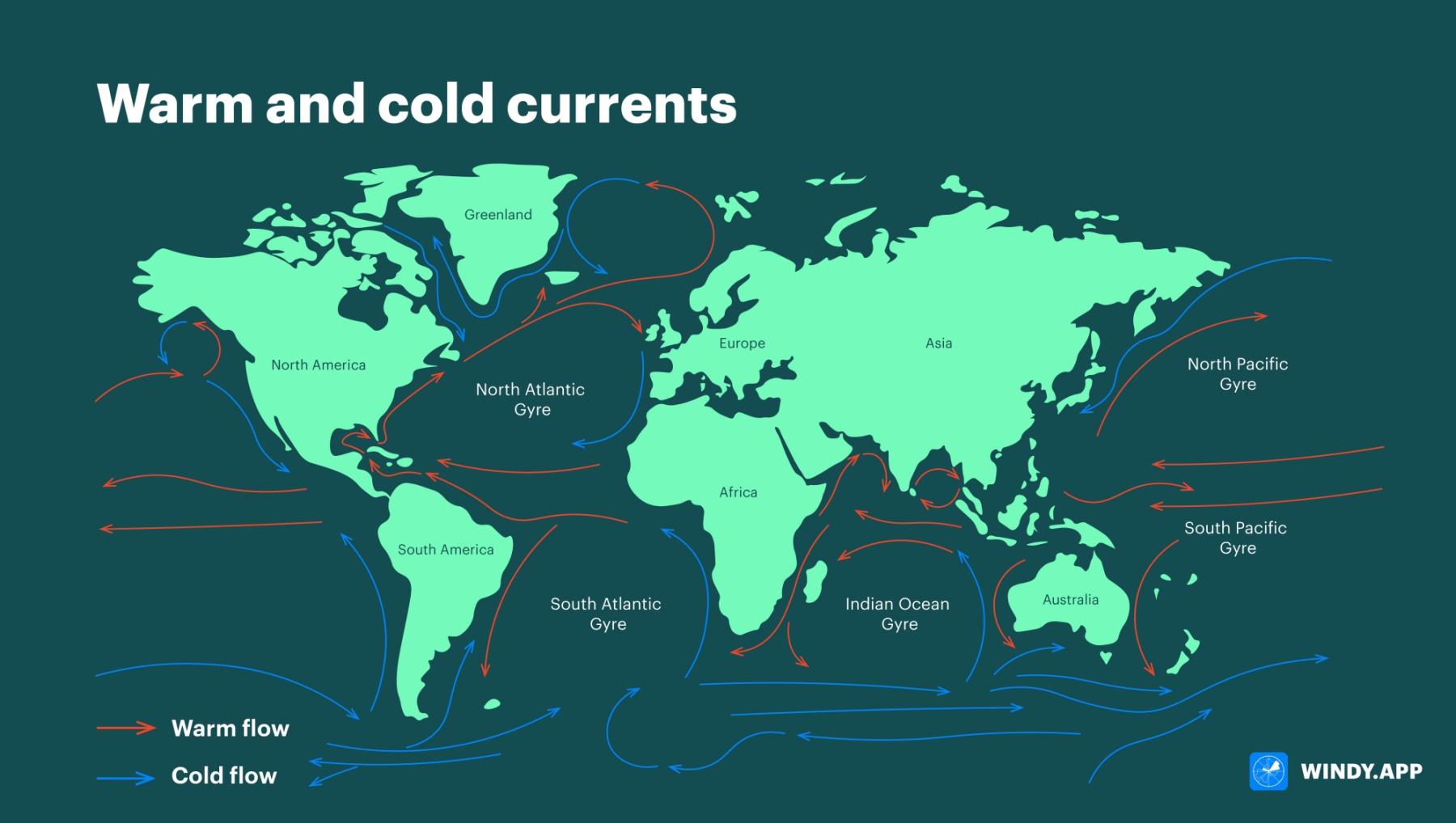 How ocean currents work Windy.app